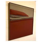 Mid Century Quilted Decorative Wall Hanging