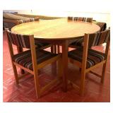 Marvelous Mid Century Table with Four Chairs