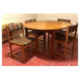 Marvelous Mid Century Table with Four Chairs