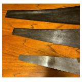 Three Vintage Hand Saws