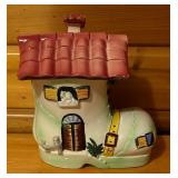 Vintage Old Woman Who Lived in a Shoe Cookie Jar