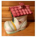 Vintage Old Woman Who Lived in a Shoe Cookie Jar