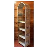 Vintage Wicker Shelf