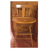 Vintage Wooden Highchair