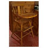 Vintage Wooden Highchair
