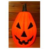 Spooky Pumpkin Blow Mold Decor