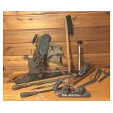 Vintage Tools including Saw, Files, Planer, Shop Brush and More