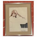 "Blue Ice" Print by Christine Rosamond