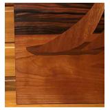 Mid Century Wooden Sailboat Motif Wall Decor