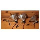 Three Clamp Lamps