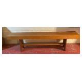 Wonderful Vintage Wooden Bench