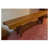 Wonderful Vintage Wooden Bench