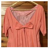 Pretty Peach Vintage Dress
