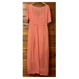 Pretty Peach Vintage Dress