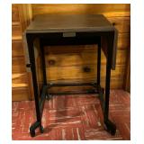 Vintage Drop Leaf Metal Table