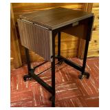 Vintage Drop Leaf Metal Table