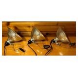 Three Clamp Lamps