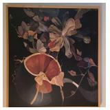 Stunning Kurt Seligmann Oil on Canvas, Exotic Garden Original Painting