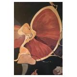 Stunning Kurt Seligmann Oil on Canvas, Exotic Garden Original Painting