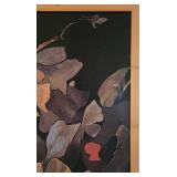 Stunning Kurt Seligmann Oil on Canvas, Exotic Garden Original Painting