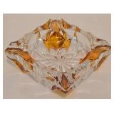 Vintage Murano Faceted Ashtray