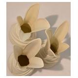 Three Dept. 56 for Bachman 100 Year Anniversary Vases