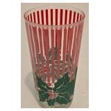Set of Vintage Washington Glass Holiday Tumblers