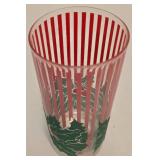 Set of Vintage Washington Glass Holiday Tumblers