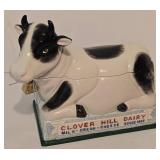 Vintage 1996 Fitz & Floyd Clover Milk Dairy Cookie Jar