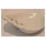 Vintage Ardalt Artware Lenwile Candelabra Pair + Heart Shaped Dish