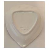 Vintage Ardalt Artware Lenwile Candelabra Pair + Heart Shaped Dish