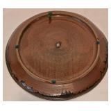 Pair of Vintage Artisan Crafted Pottery Platters