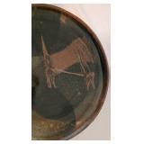 Pair of Vintage Artisan Crafted Pottery Platters