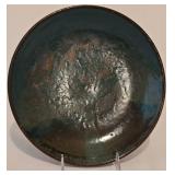 Pair of Vintage Artisan Crafted Pottery Platters