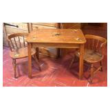 Charming Wooden Vintage Children