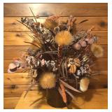 Mid Century Faux Floral Decor