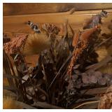 Mid Century Faux Floral Decor