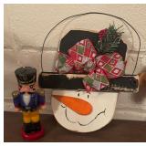 Cheery Holiday Decor including Sleighs, Candle, Wall Decor, Faux Greenery and More!