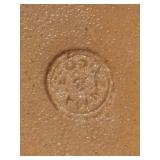 Large Cactus Motif Pottery Platter