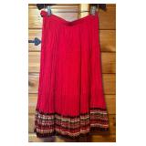 Rick Rack Accented Skirt and Shirt Set