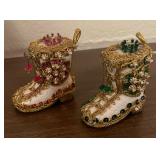 Deck the Halls! Holiday Decor including Teddy Bear Sleigh, Candles, Figurines, Tissue Holder and More!