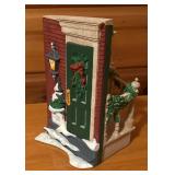 Department 56 Figurines and Backgrounds including Down the Chimney, Billy, Mary Joe, Santa, Staircase and More
