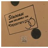 Department 56 Figurines and Backgrounds including Down the Chimney, Billy, Mary Joe, Santa, Staircase and More