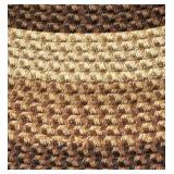 Very Large Vintage Oval Braided Rug