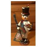 Original Holzknoddl Snowman Smoker by Kathe Wohlfahrt