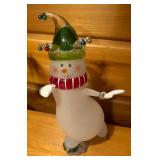 Glass and Resin Holiday Figurines and Ornaments