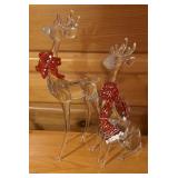 Glass and Resin Holiday Figurines and Ornaments