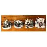 Thomas Kinkade Village Buildings including Hero