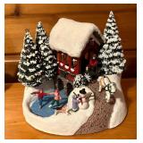 Thomas Kinkade Village Buildings including St. Nicolas Circle, Country Memories, Everett