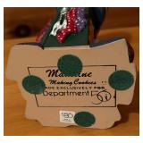 Department 56 Figurines and Kitchen Background